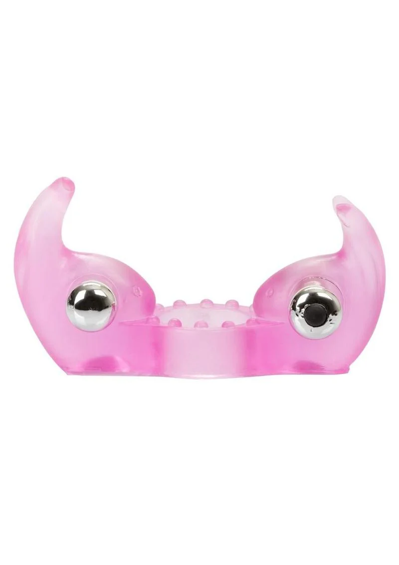 Triple Orgasms Enhancer Vibrating Cock Ring with Clitoral Stimulation - Image 4