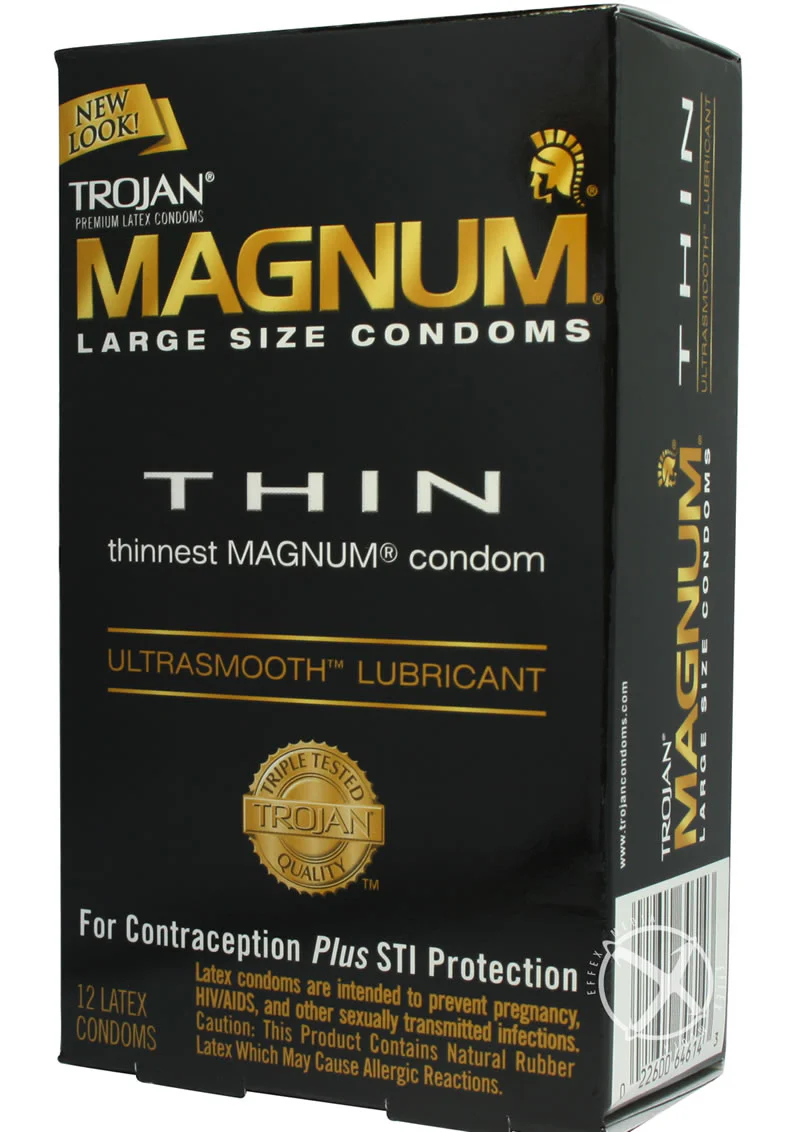 Trojan Condom Magnum Thin Large Size Lubricated