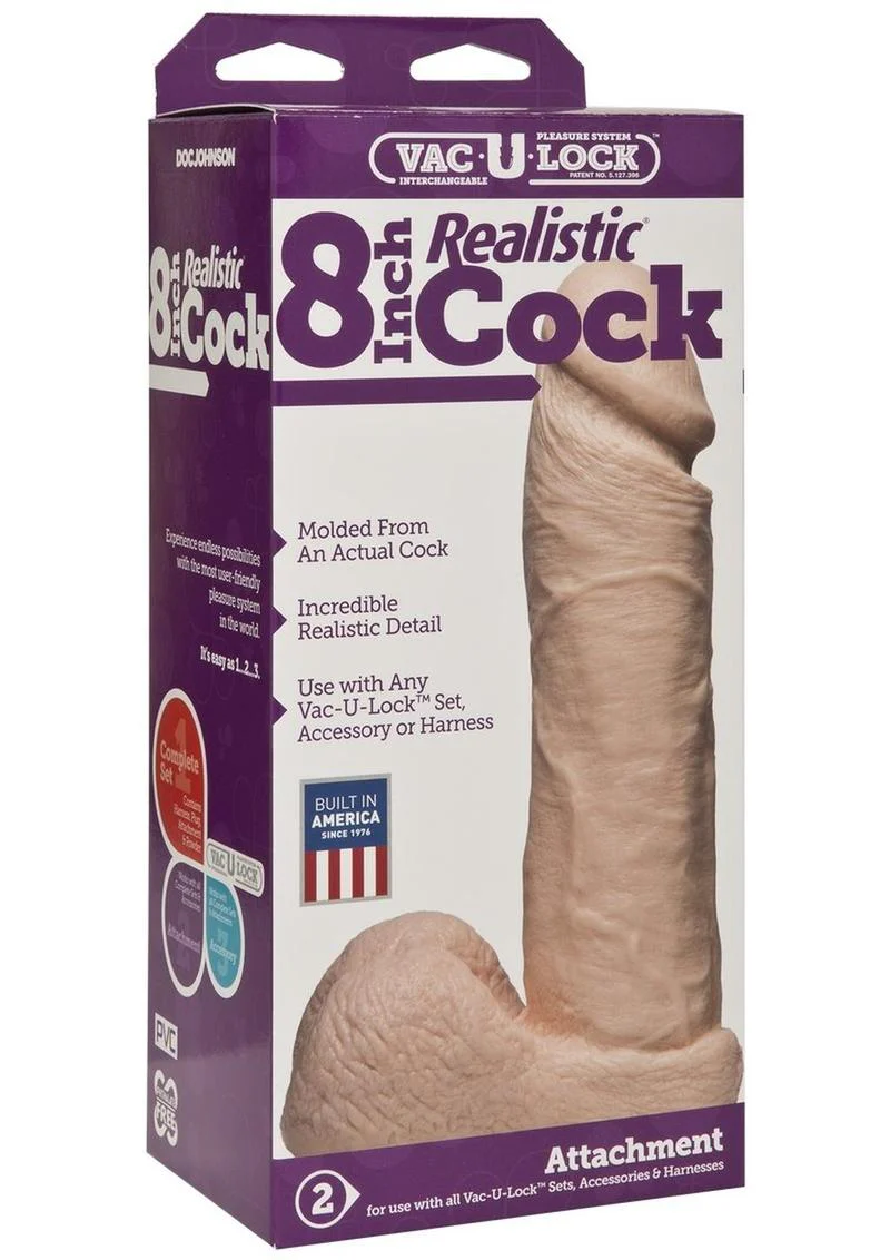 Vac-U-Lock Realistic Dildo - Image 17