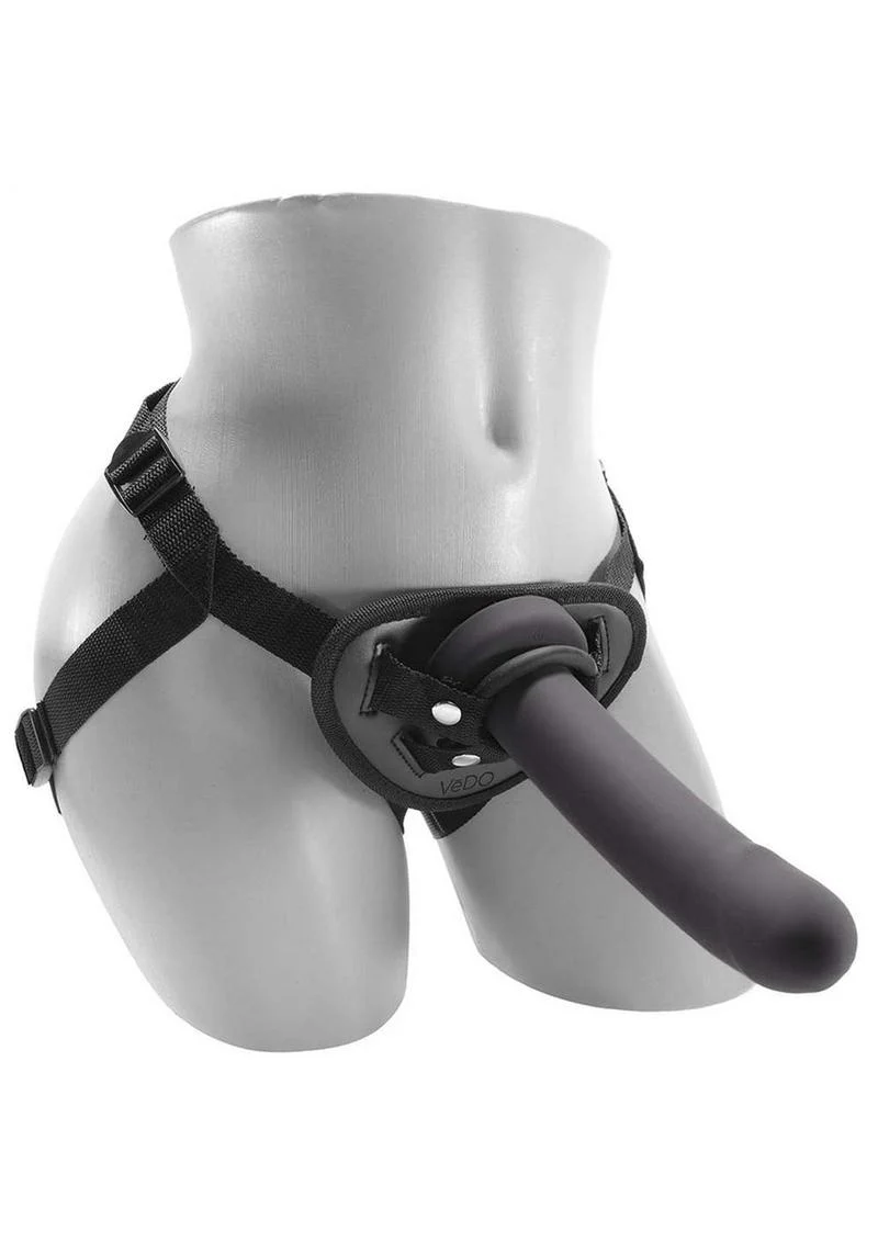 Vedo Strapped Silicone Rechargeable Vibrating Strap-On with Remote Control - Image 3