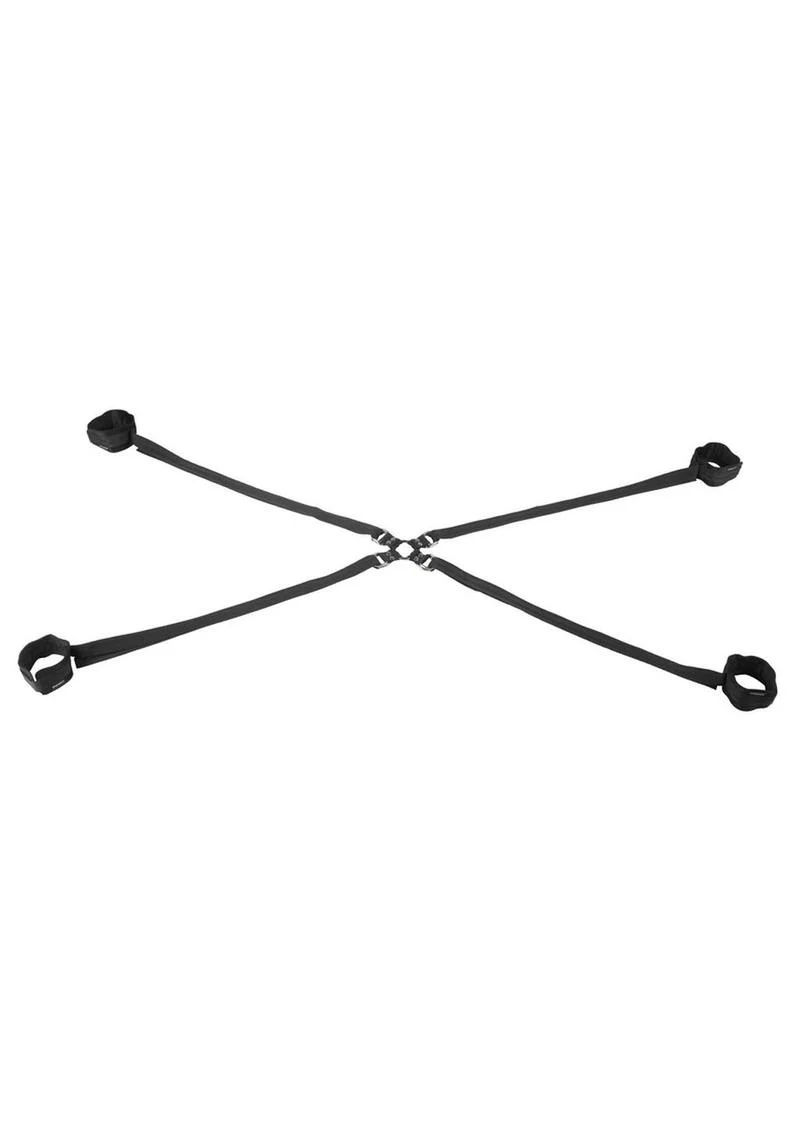 Velvet Noir Adjustable Hog Tie and Cuff - Image 4