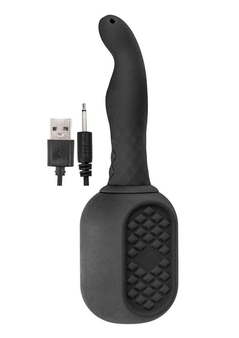 Vibrating Douche Rechargeable Silicone Anal Douche - Image 4