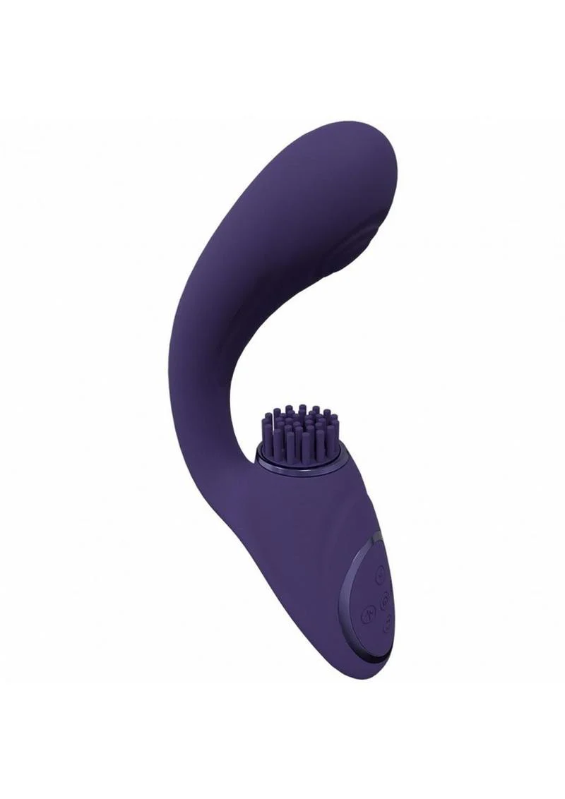 Vive Gen Rechargeable Silicone Triple Motor G-Spot Vibrator with Pulse Wave - Image 4