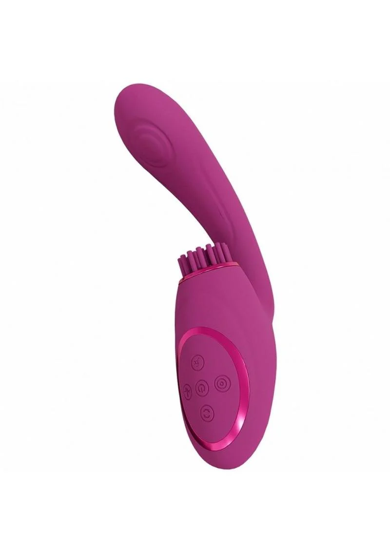 Vive Gen Rechargeable Silicone Triple Motor G-Spot Vibrator with Pulse Wave - Image 8