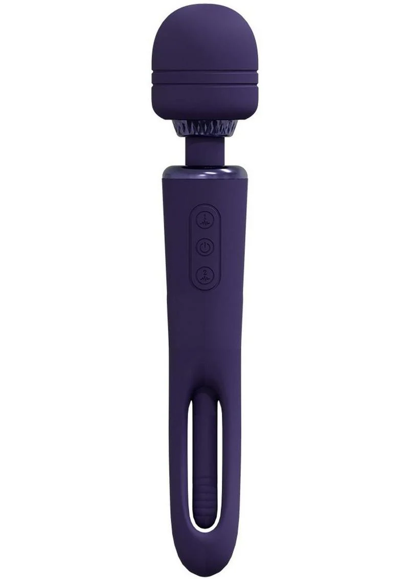 Vive Kiku Rechargeable Double Ended Wand with G-Spot Stimulator - Image 2