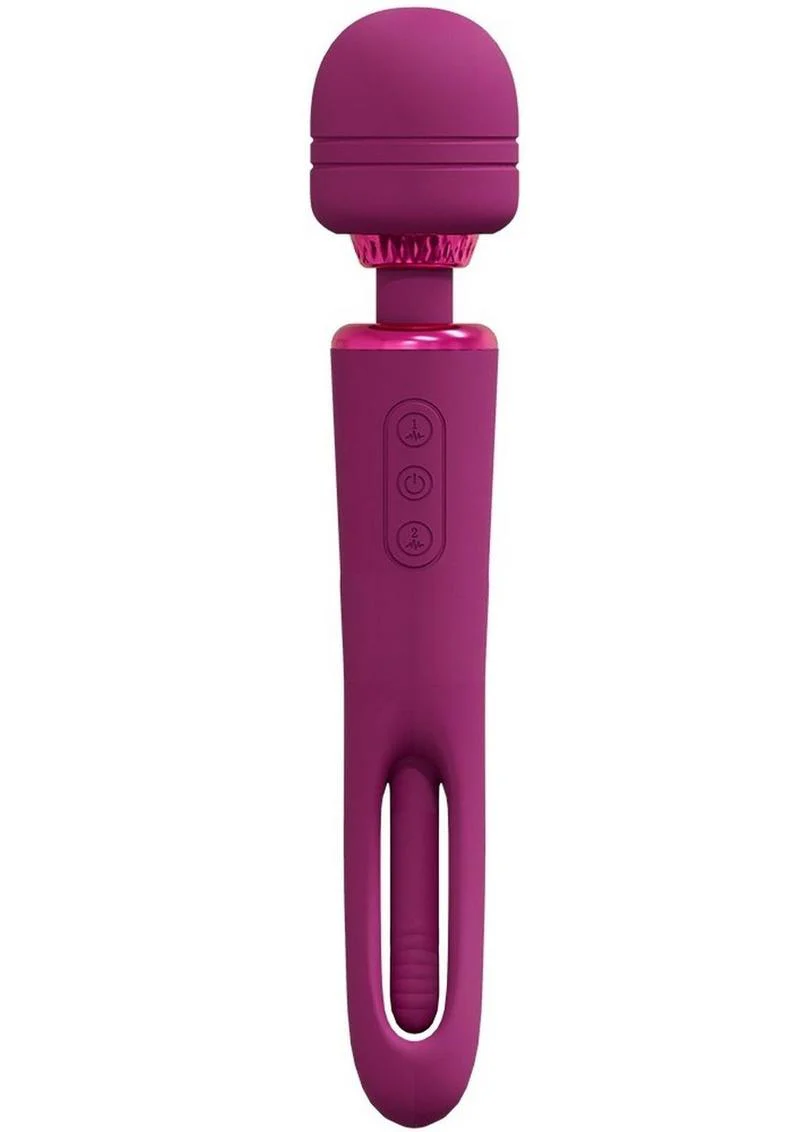Vive Kiku Rechargeable Double Ended Wand with G-Spot Stimulator - Image 6