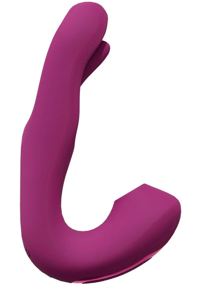 Vive Yuna Rechargeable Silicone Triple Motor Air Wave Vibrator with G-Spot Flapping Stimulation Vibrator - Image 5