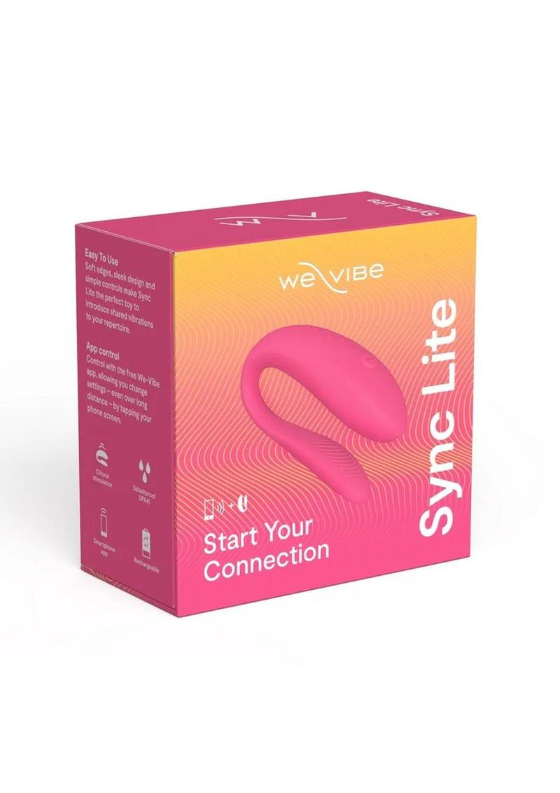 We-Vibe Sync Lite App Control Rechargeable Silicone Couples Vibrator - Image 5