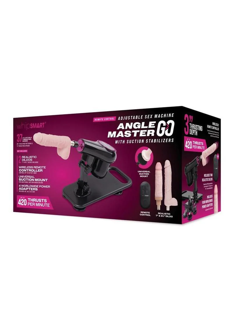 WhipSmart Angle Master Adjustable Sex Machine with Remote Control - Image 2