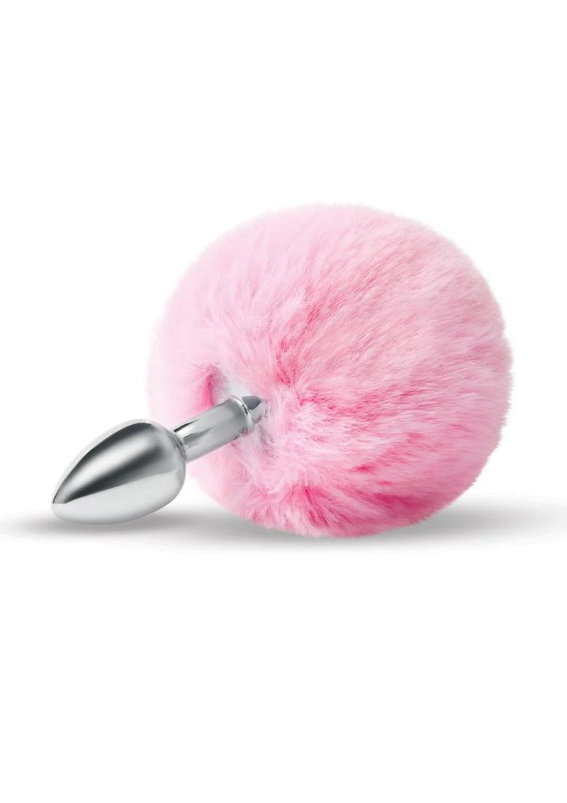 WhipSmart Fluffy Bunny Metal Plug with Tail - Image 4