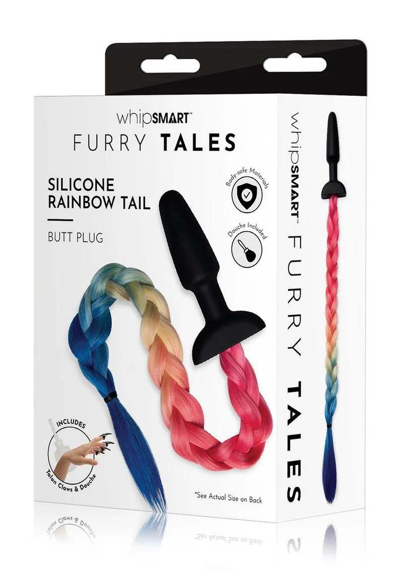 WhipSmart Silicone Plug 3.75in with Unicorn Tail - Image 2