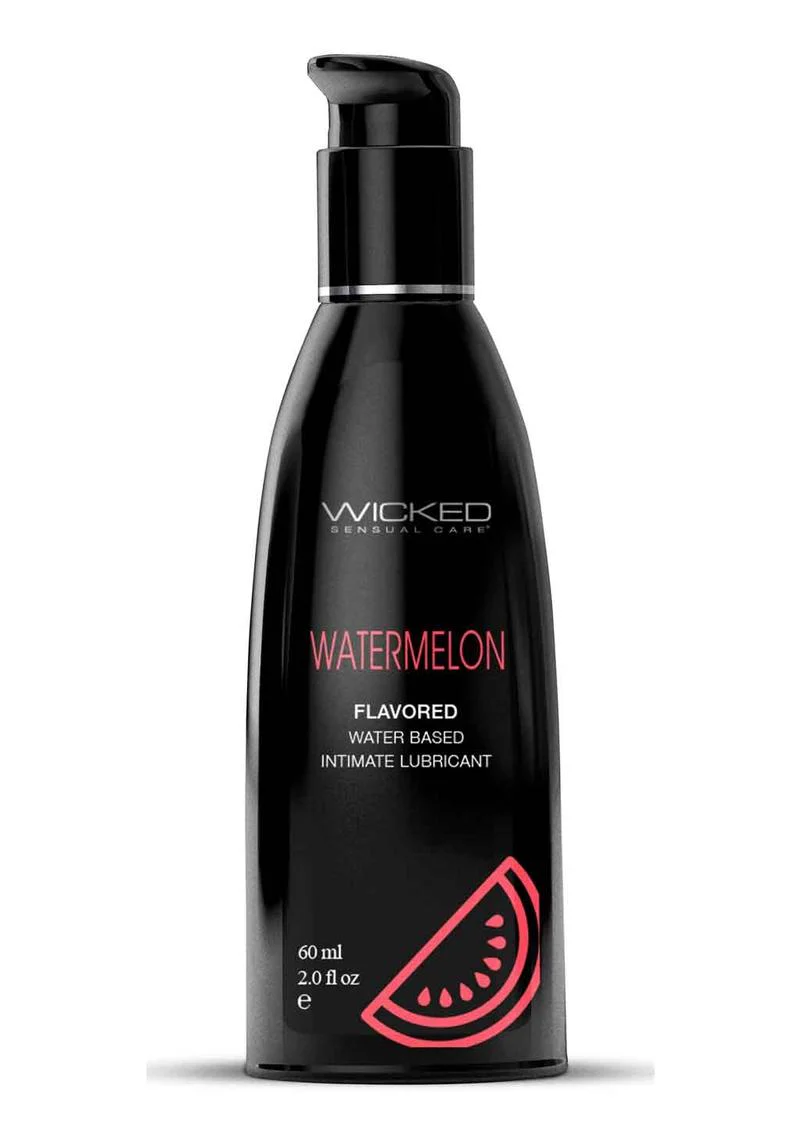 Wicked Aqua Water Based Flavored Lubricant Watermelon - Image 3