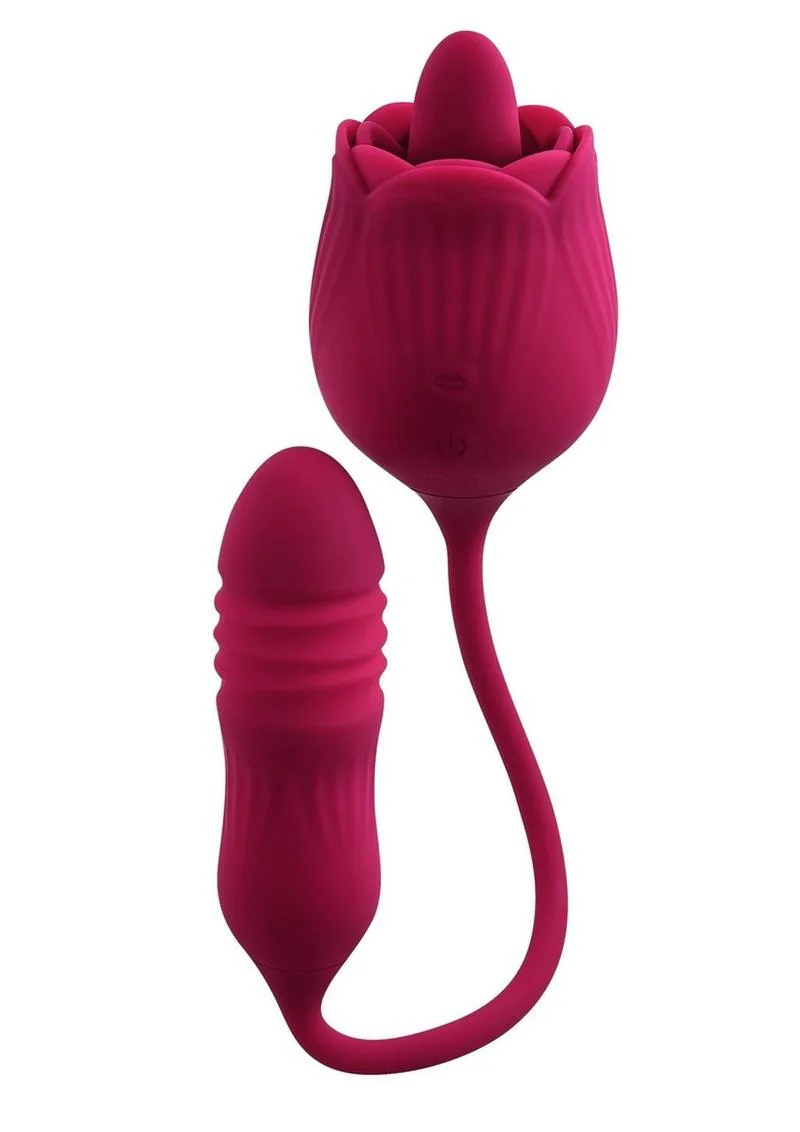 Wild Rose Rechargeable Silicone Clitoral Stimulator - Image 3