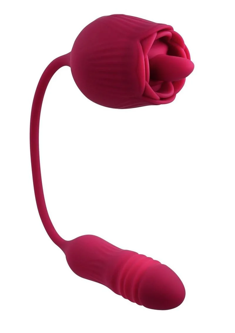 Wild Rose Rechargeable Silicone Clitoral Stimulator - Image 4