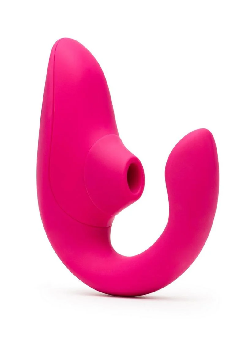 Womanizer Blend Rechargeable Silicone Vibrator with Clitoral Stimulator - Vibrant - Image 4