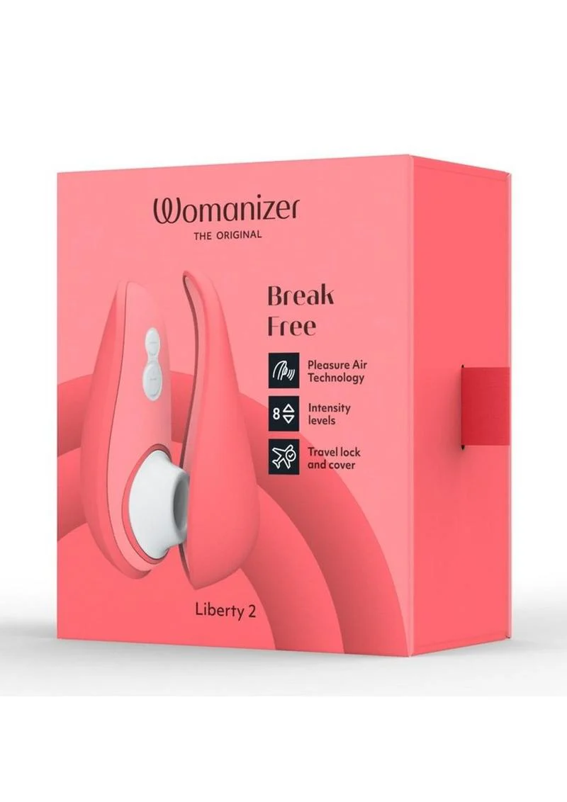 Womanizer Liberty 2 Rechargeable Silicone Clitoral Stimulator - Vibrant - Image 4