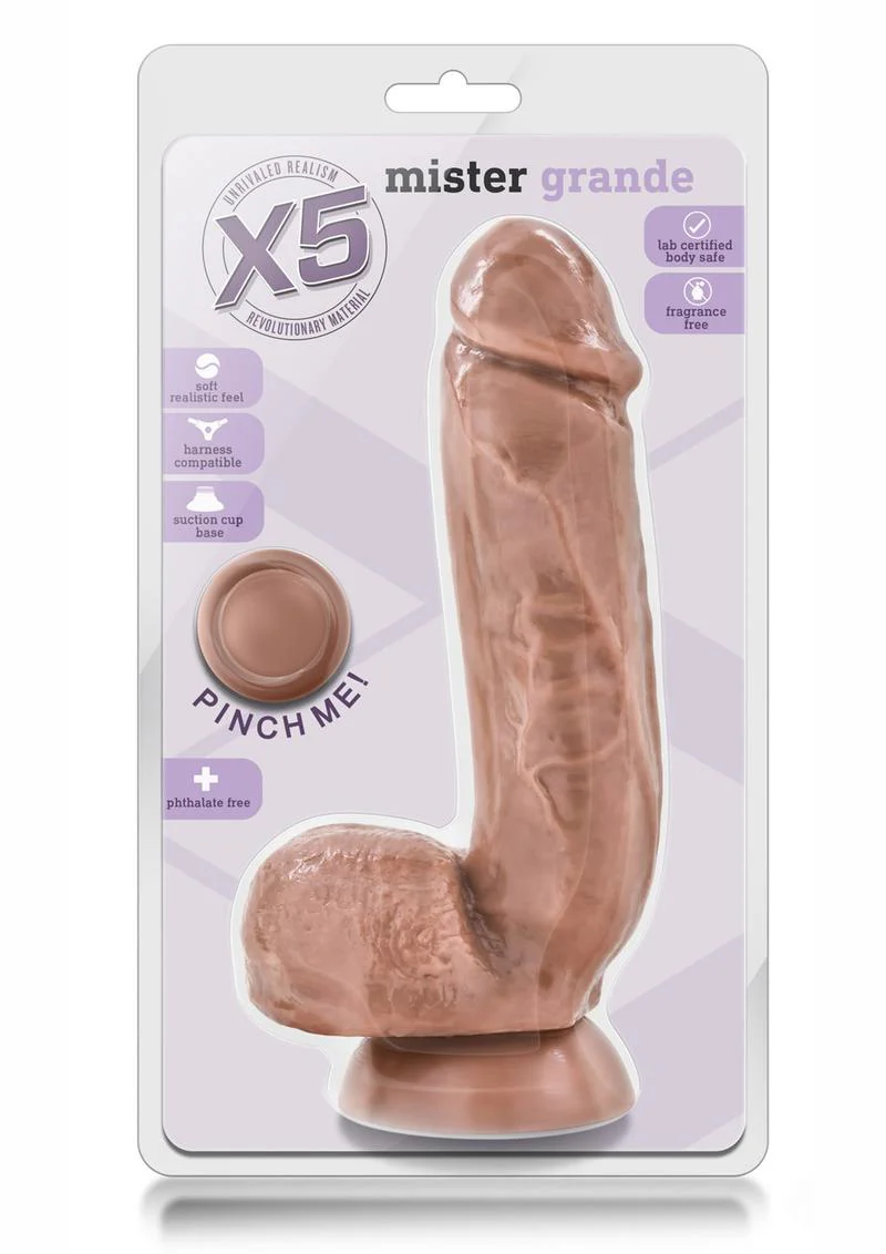 X5 Mister Grande Dildo with Balls - Image 3