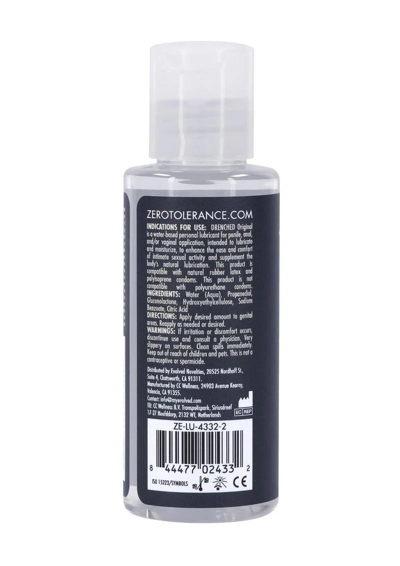 Zero Tolerance Drenched Original Water Based Lubricant - Image 3