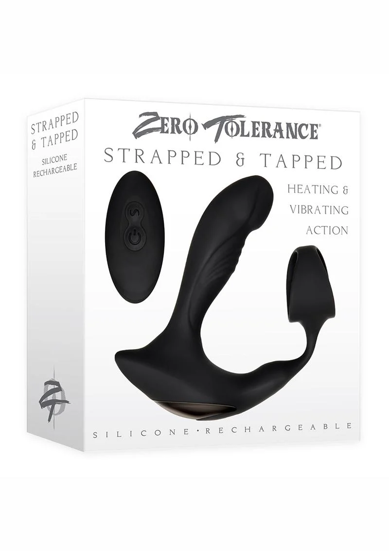 Zero Tolerance Strapped and Tapped Silicone Vibrating Prostate Stimulator with Remote Control - Image 2