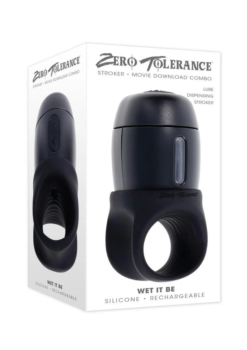 Zero Tolerance Wet It Be Rechargeable Silicone Self Lubricating Stroker - Image 2