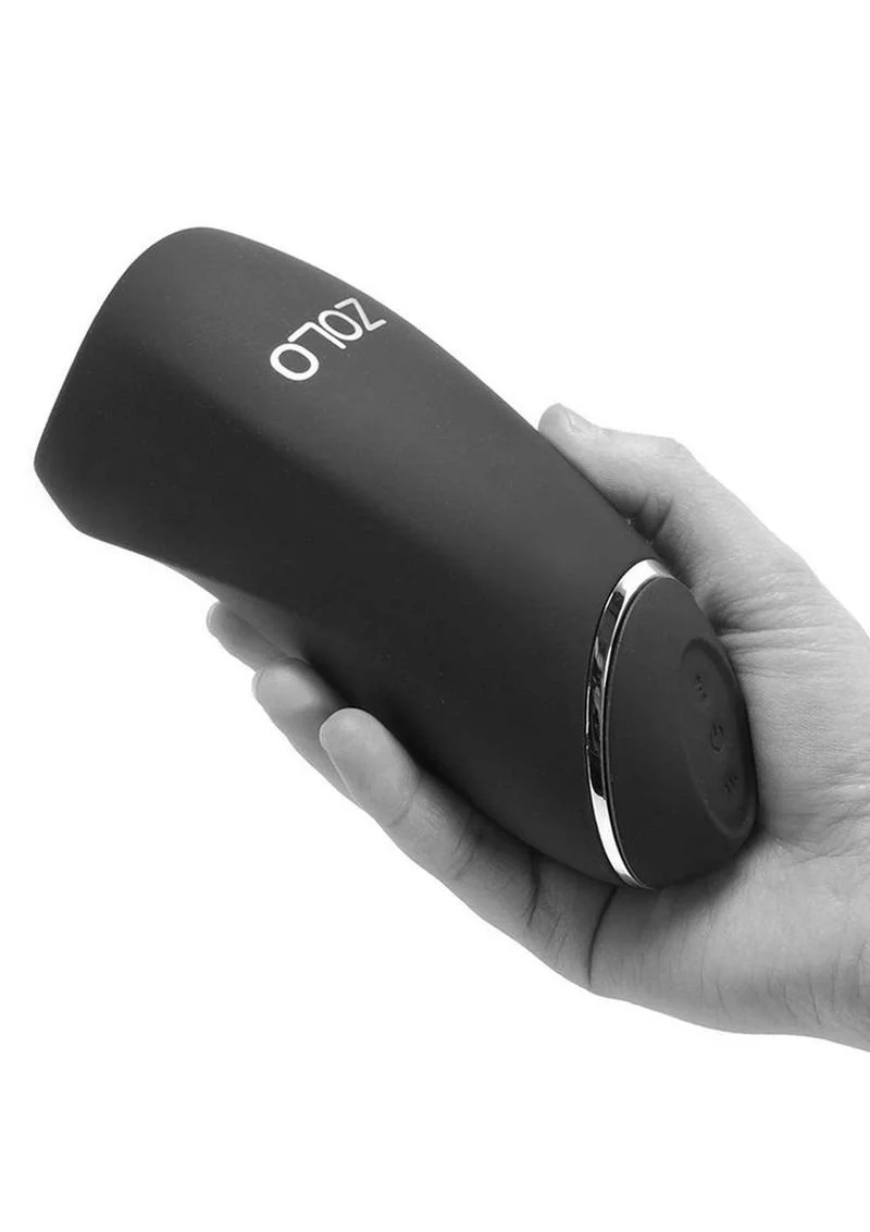 ZOLO Stickshift Squeezable Vibrating and Thrusting Rechargeable Male Stimulator - Image 4